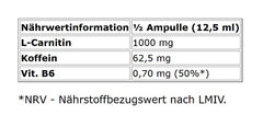 Olimp - L-Carnitine + Caffeine Extreme Shot - 10 x 25ml