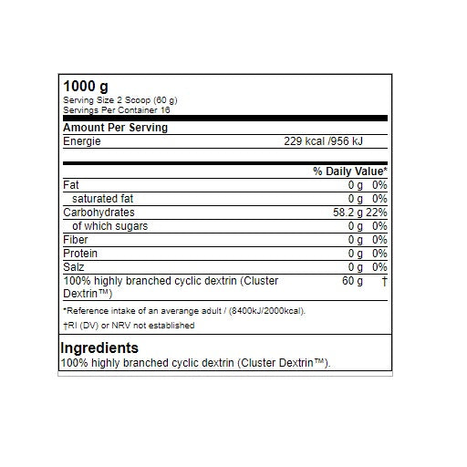 GN - Cluster Dextrin - 1000G Pouch