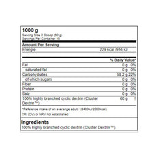 GN - Cluster Dextrin - 1000G Pouch