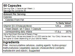 GN - Vitamin D3 5000IU - 60 Capsules