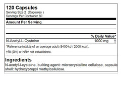 GN - N-Acetyl L-Cysteine - 120 Capsules