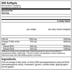GN - Triglyceride Omega 3 Sport Edition - 200 Softgels