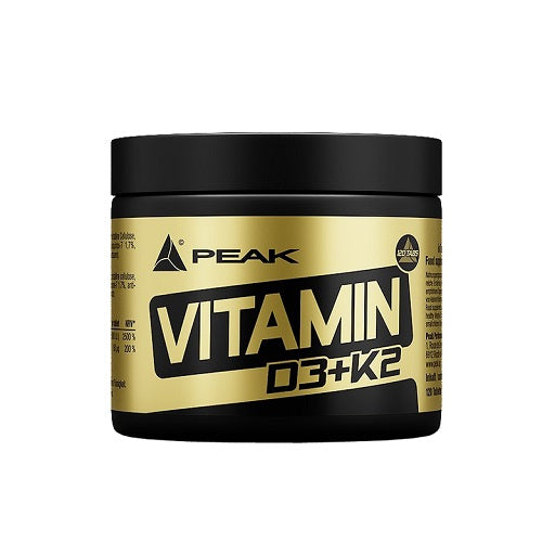 Peak - Vitamin D3 + K2 - 120 Tablets