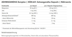 ProFuel - Ashwagandha Complex KSM-66 - 120 Capsules