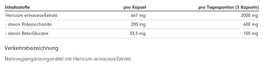 ProFuel - Lion’s Mane Mushroom - 180 Capsules