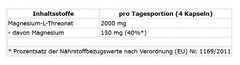 ProFuel - Magnesium L-Threonate Magtein - 120 Capsules