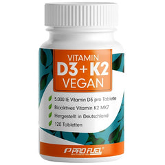ProFuel - Vitamin D3 & K2 - 120 Tablets