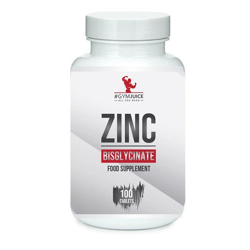 #GymJuice - Zinc Bisglycinate - 100 Tablets