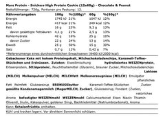 Snickers - High Protein Cookie - 12 x 60G