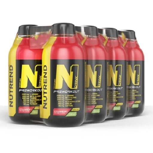 Nutrend - N1 Pre-Workout Drink - 8 x 330ml