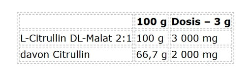 Nutrend - Citrulline Malate - 300G