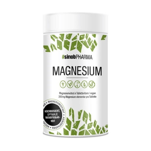 Sinob - Magnesium Citrate - 120 Tablets