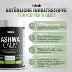Sinob - Ashwa Calm Ashwagandha - 120 Capsules