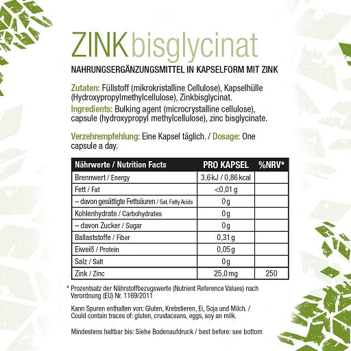Sinob - Zinc Chelapro - 60 Capsules