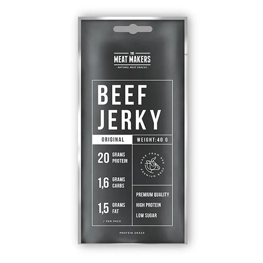 The Meat Makers - Beef Jerky Sports Beef - 12 x 40G