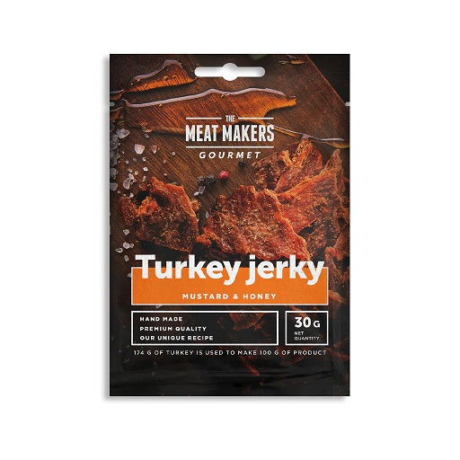 The Meat Makers - Gourmet Turkey Jerky - 15 x 30G