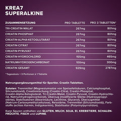 IronMaxx - Krea7 Superalkaline - 180 Tablets