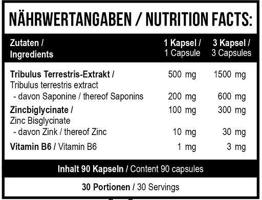MST - Tribulus 1000 - 90 Tablets