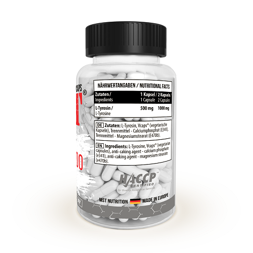 MST - L-Tyrosine 1000 - 90 Capsules