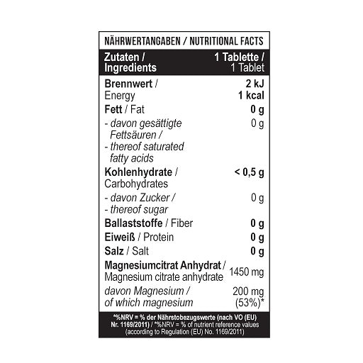 MST - Magnesium Citrate - 200MG - 180 Tablets
