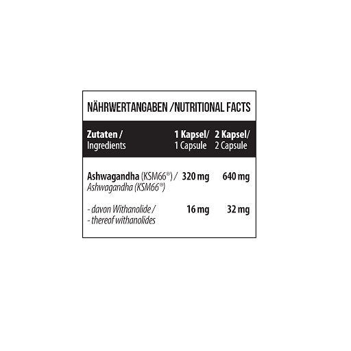 MST - Ashwagandha KSM-66 - 60 Capsules