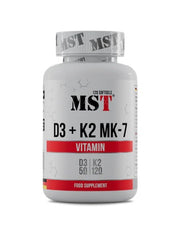 MST - Vitamin D3 + K2 + MK-7 - 120 Capsules