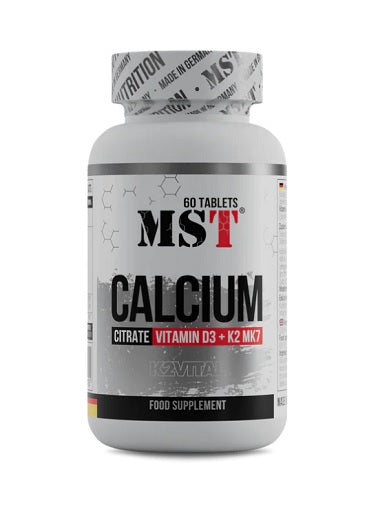 MST - Calcium Citrate D3 + K2Vital - 60 Tablets