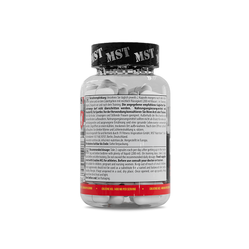 MST - Creatine HCL - 90 Capsules