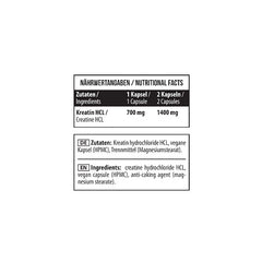 MST - Creatine HCL - 90 Capsules