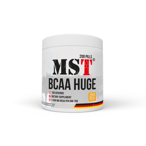 MST - BCAA Huge - 200 Tablets - 2G per Tablet