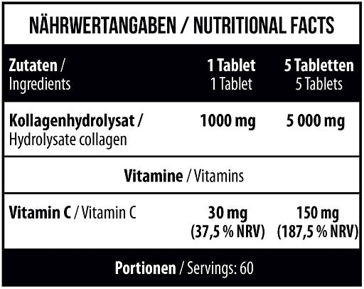 MST - Collagen Hydrolysate - 300 Tablets