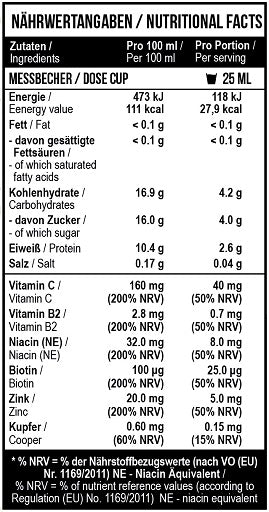 MST - Collagen Peptides Concentrate - 1L - Orange Juice