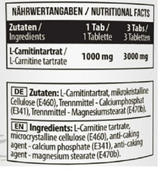MST - L-Carnitine 1000 - 90 Tablets