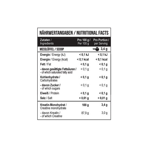 MST - Creatine Monohydrate - 500G