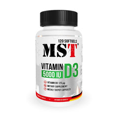 MST - Vitamin D3 5000IU - 120 Softgels