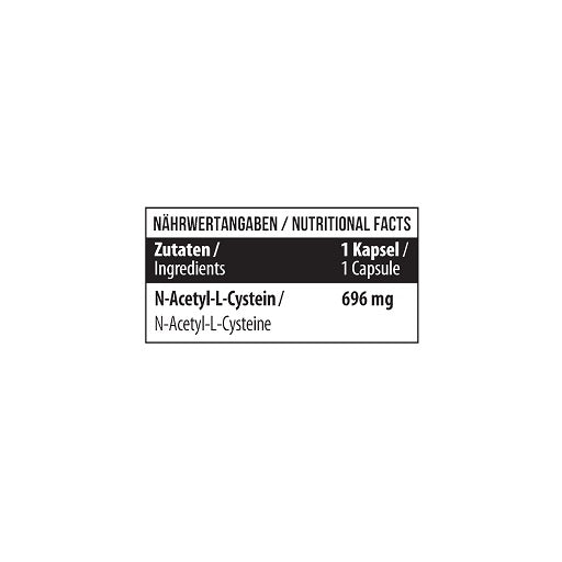 MST - NAC N-Acetyl-L-Cysteine - 696MG - 60 Capsules