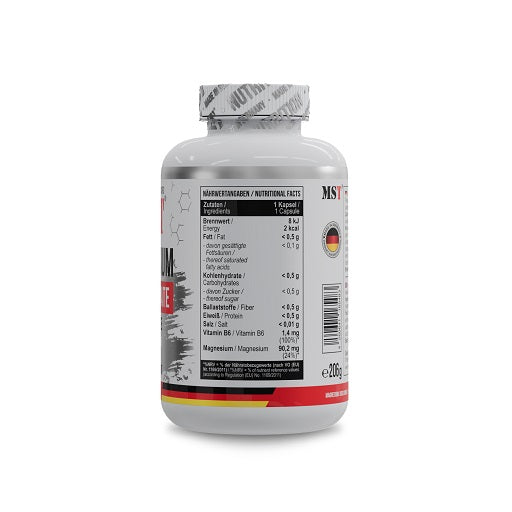 MST - Magnesium Bisglycinate + Chelate - 240 Capsules