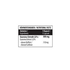 MST - Guarana 22% - 120 Capsules