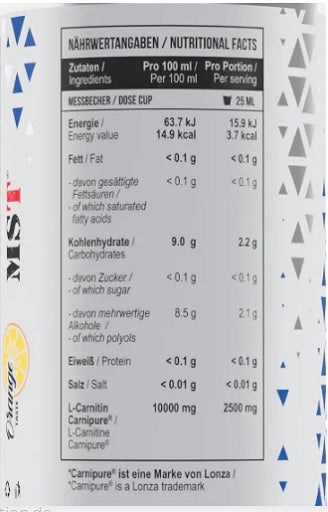 MST - L-Carnitine Carnipure 100,000 - 1000ml