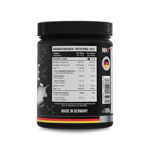 MST - Creatine Monohydrate - 1000G