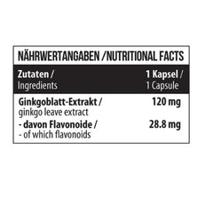 MST - Ginkgo Biloba - 60 Capsules