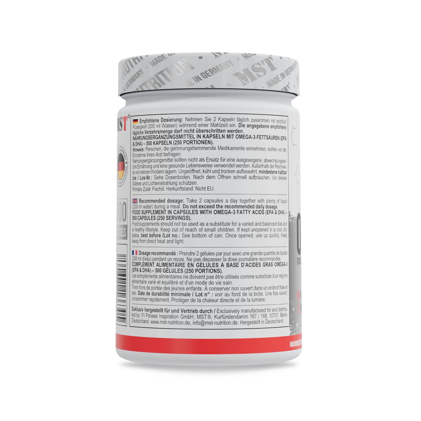 MST - Omega 3 Selected - 500 Capsules