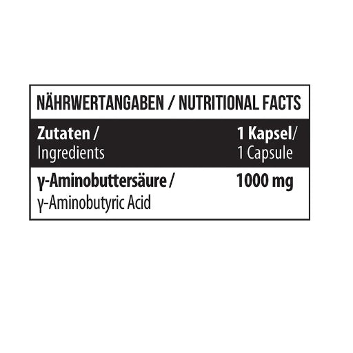 MST - GABA - 1000MG - 90 Capsules