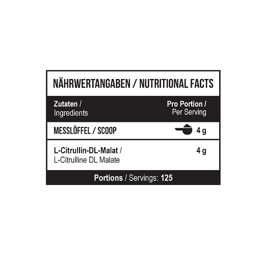 MST - Citrulline 2:1 - 500G - Neutral Raw