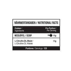 MST - Citrulline 2:1 - 500G - Neutral Raw