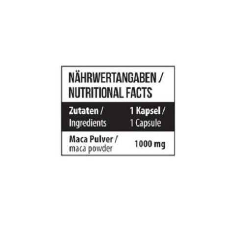 MST - Maca - 1000MG - 120 Capsules