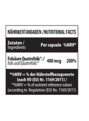 MST - Folate 400 Quatrefolic - 90 Capsules
