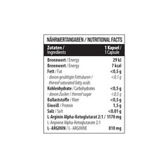 MST - Arginine AAKG - 1178MG - 60 Capsules