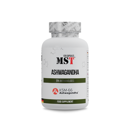 MST - Ashwagandha KSM-66 - 120 Capsules