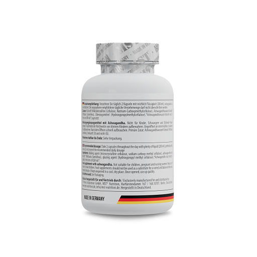 MST - Ashwagandha KSM-66 - 120 Capsules